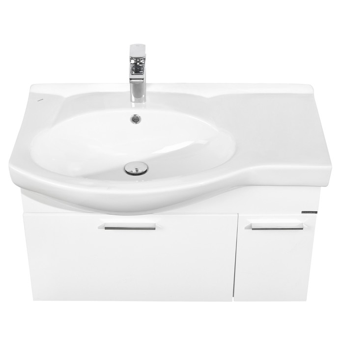 Тумба Aquaton Инди под раковину Коралл 83, цвет белый