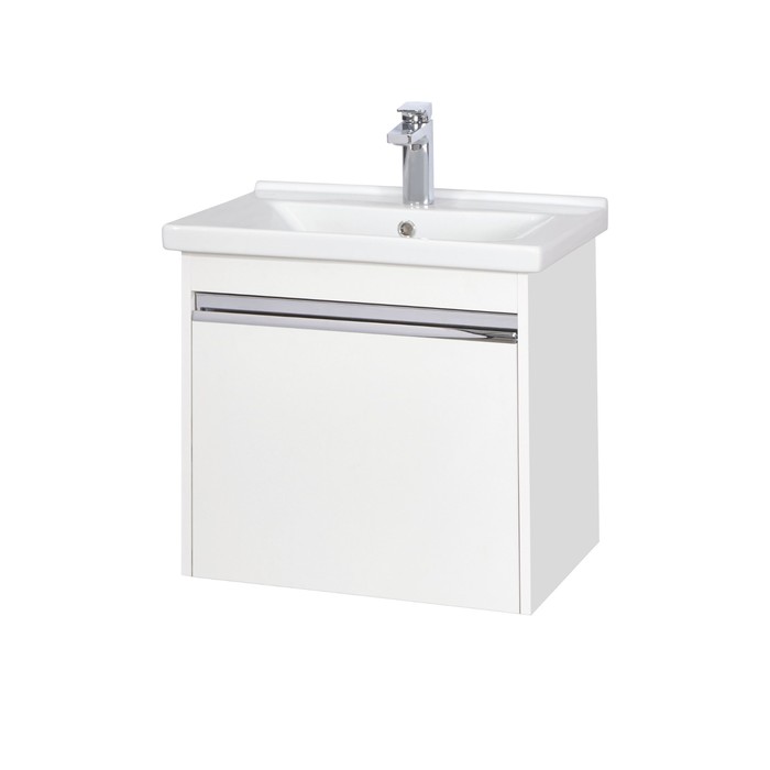 Тумба Aquaton Капри под раковину Миранда 60, цвет белый глянец