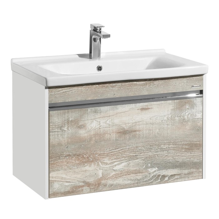 Тумба Aquaton Капри под раковину Миранда 80, цвет бетон пайн