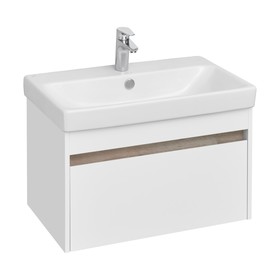 Тумба Aquaton Марти под раковину Адриана 70, цвет белый, дуб эндгрейн