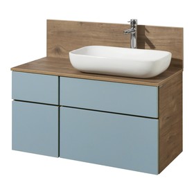 Тумба Aquaton Мишель под раковину Лола 60, без столешницы, цвет дуб рустикальный, фьорд