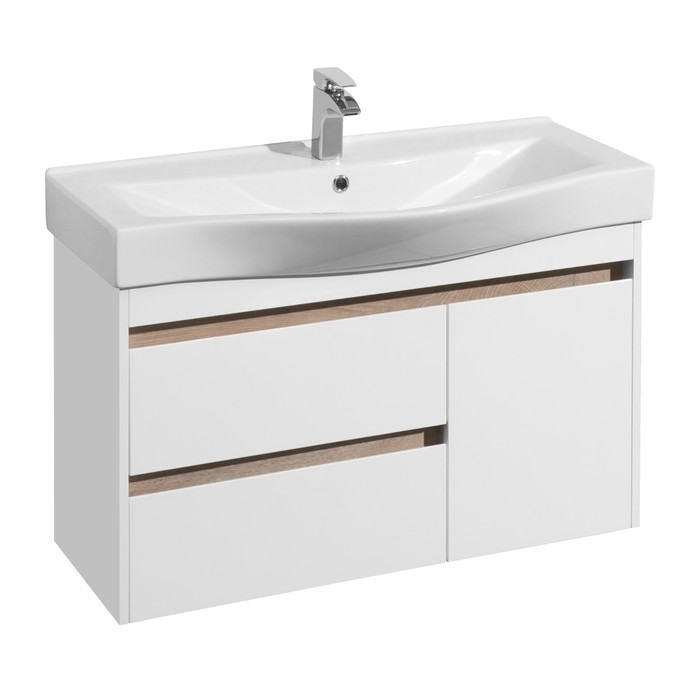 Тумба Aquaton Нортон под раковину Беверли 100, цвет белый