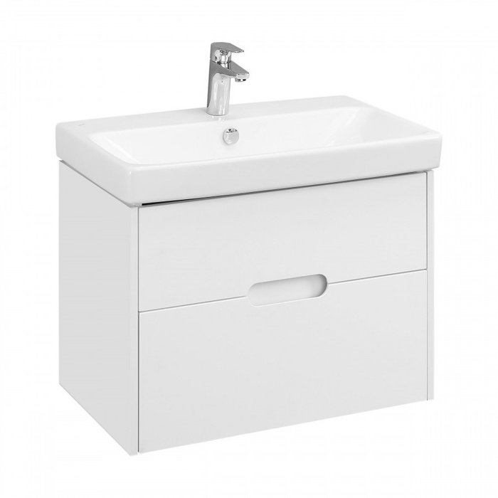 Тумба подвесная Aquaton «Оливия», под раковину ««Адриана 70», 682×427×497 мм, цвет белый матовый