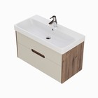 Тумба подвесная Aquaton «Оливия», под раковину ««Адриана 90», 882×427×497 мм, цвет бежевый/дуб велл - Фото 4