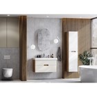 Тумба подвесная Aquaton «Оливия», под раковину ««Адриана 90», 882×427×497 мм, цвет бежевый/дуб велл - Фото 5