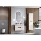 Тумба подвесная Aquaton «Оливия», под раковину ««Адриана 90», 882×427×497 мм, цвет бежевый/дуб велл - Фото 8