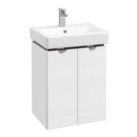 Тумба Aquaton Скай PRO под раковину Neo 55, цвет белый глянец