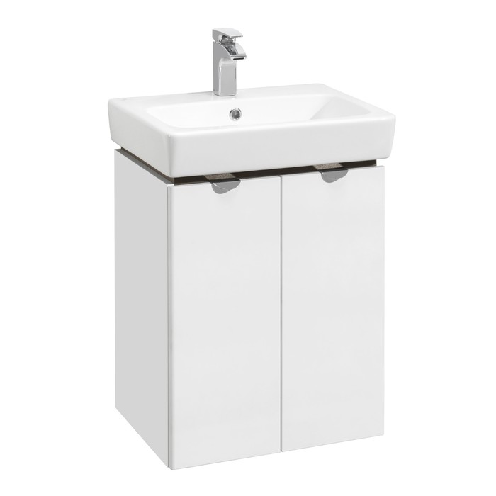 Тумба Aquaton Скай PRO под раковину Neo 55, цвет белый глянец