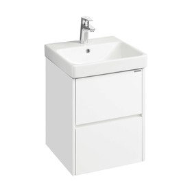 Тумба Aquaton Сканди под раковину Адриана 45, цвет белый матовый, белый глянец