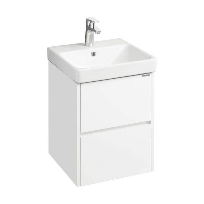 Тумба Aquaton Сканди под раковину Адриана 45, цвет белый матовый, белый глянец