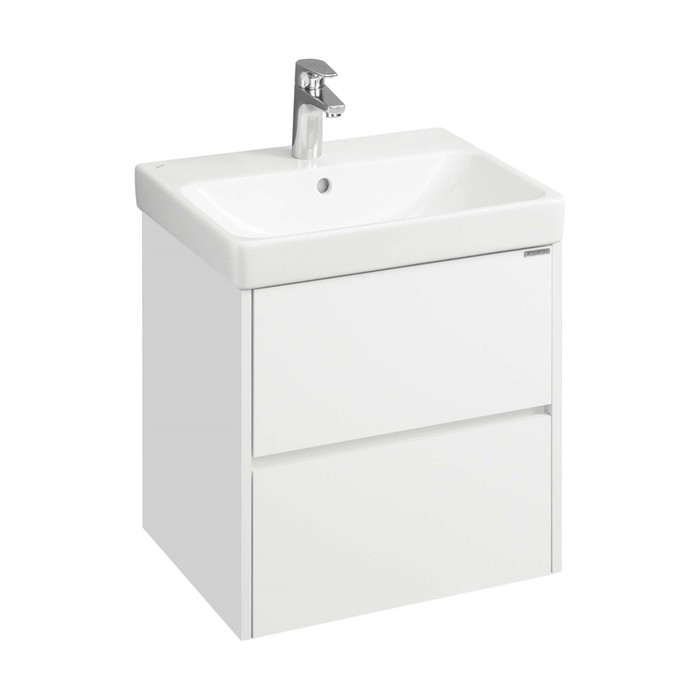 Тумба Aquaton Сканди под раковину Адриана 55, цвет белый матовый, белый глянец