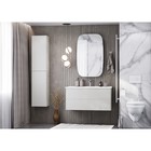 Тумба Aquaton Сохо под раковину Элина 100, цвет cлэйт, галька серая - Фото 8