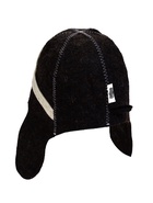 Шапка для бани и сауны «Шлем пилота», полиэфир 70%, шерсть 30%, тёмная, «Добропаровъ» - Фото 4