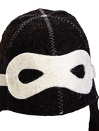 Шапка для бани и сауны «Шлем пилота», полиэфир 70%, шерсть 30%, тёмная, «Добропаровъ» - Фото 4