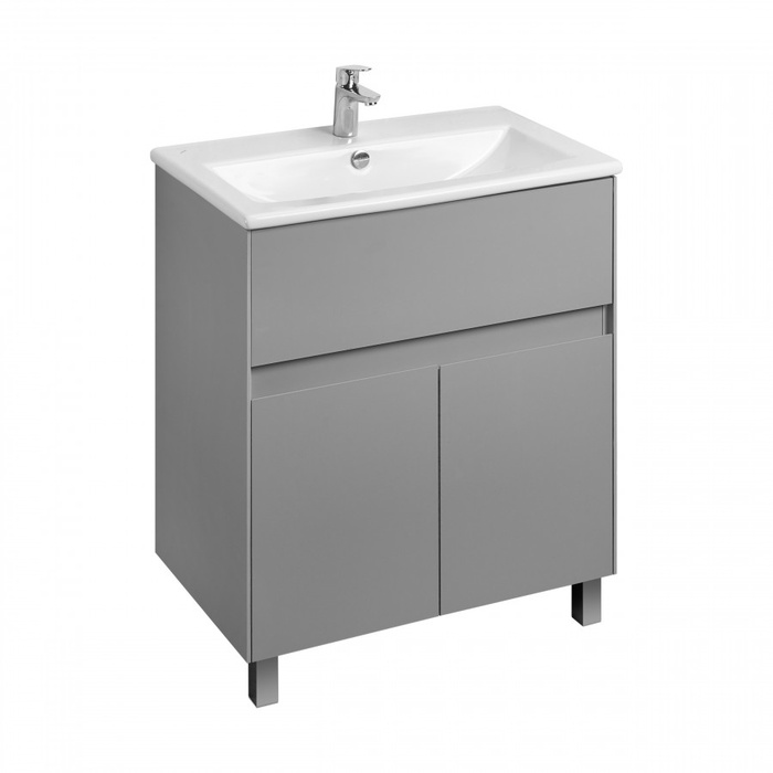 Тумба Aquaton «Форест», под раковину «Элина 75», 730×455×733 мм, цвет туманный серый - Фото 1