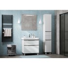 Шкаф колонна Aquaton «Дакота», 340×316×1900 мм, цвет белый/выбеленное дерево - Фото 6