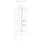 Шкаф колонна Aquaton «Инди», 340×320×1647 мм, цвет белый - Фото 5