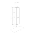 Шкаф колонна Aquaton Нортон, левая, цвет белый - фото 14493054