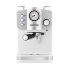 Кофемашина MAUNFELD MF-735WH PRO, рожковая, эспрессо/капучино, 1100 Вт, 1.25 л, белая - Фото 3