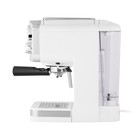 Кофемашина MAUNFELD MF-735WH PRO, рожковая, эспрессо/капучино, 1100 Вт, 1.25 л, белая - Фото 5