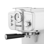Кофемашина MAUNFELD MF-735WH PRO, рожковая, эспрессо/капучино, 1100 Вт, 1.25 л, белая - Фото 8