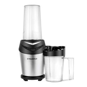 {{photo.Alt || photo.Description || 'Блендер MAUNFELD MF-121S, стационарный, 1000 Вт, 0.7 л, 3 скорости, нержавеющая сталь'}}