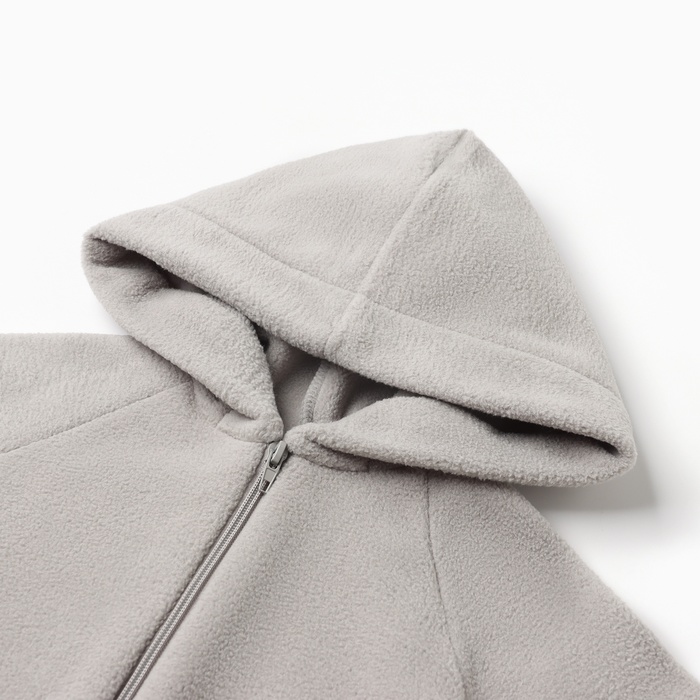 Толстовка детская MINAKU: Fleece Soft, цвет серый, рост 98 см