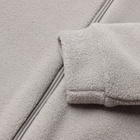 Толстовка флисовая детская MINAKU: Fleece Soft, серая, рост 110 см - Фото 3