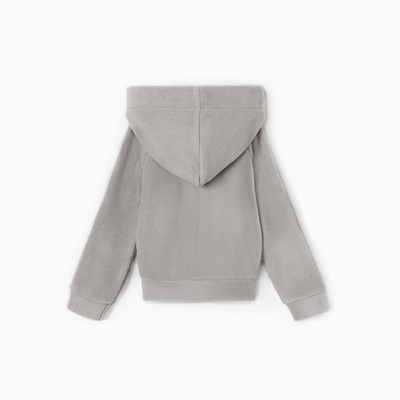 Толстовка для девочки флисовая MINAKU: Fleece Soft, серая, рост 104-110 см