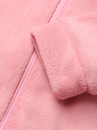 Толстовка для девочки флисовая MINAKU: Fleece Soft, розовая, рост 98-104 см