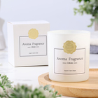 Свеча ароматическая в стакане "Aroma candle", 7х8 см, английская груша и фрезия 10547224 - фото 6431288