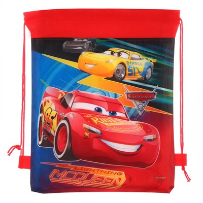 Мешок для обуви, 28х36 см, Тачки