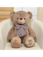 Мягкая игрушка «Мишка», с бантом в горошек, 80 см - Фото 3