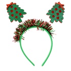 Ободок новогодний карнавальный «Ёлочки», цвет МИКС - Фото 2