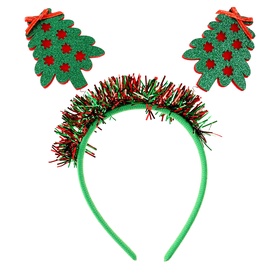 Ободок новогодний карнавальный «Ёлочки», цвет МИКС