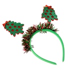 Ободок новогодний карнавальный «Ёлочки», цвет МИКС - Фото 3