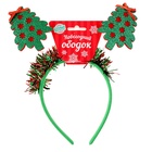 Ободок новогодний карнавальный «Ёлочки», цвет МИКС - Фото 5