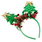 Ободок новогодний карнавальный «Ёлки», цвет МИКС - Фото 2