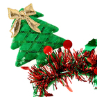 Ободок новогодний карнавальный «Ёлки», цвет МИКС - Фото 3