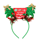 Ободок новогодний карнавальный «Ёлки», цвет МИКС - Фото 4