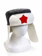 Шапка для бани и сауны, комбинированная «Ушанка», шерсть, полиэстер «Добропаровъ» - Фото 5