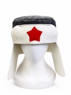 Шапка для бани и сауны, комбинированная «Ушанка», шерсть, полиэстер «Добропаровъ» - Фото 6