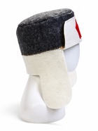 Шапка для бани и сауны, комбинированная «Ушанка», шерсть, полиэстер «Добропаровъ» - фото 119312985