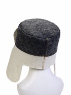 Шапка для бани и сауны, комбинированная «Ушанка», шерсть, полиэстер «Добропаровъ» - фото 119312987