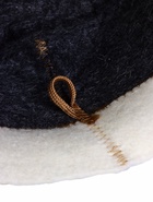 Шапка для бани и сауны, комбинированная «Ушанка», шерсть, полиэстер «Добропаровъ» - фото 119312988