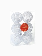 Ёлочные игрушки «Гелио», шары новогодние, d=6 см, набор 6 шт., прозрачно-серебристый - фото 7490891 Ёлочные игрушки «Гелио», шары новогодние, d=6 см, набор 6 шт., прозрачно-серебристый - фото 7490891