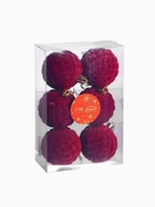 Ёлочные игрушки «Бьорн», шары новогодние, d=6 см, набор 6 шт., сетка, красный - Фото 6