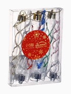 Ёлочные игрушки набор 6 шт. «Сосулька Космин» 11.5×1 см, прозрачный МИКС - Фото 10