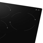 Варочная поверхность HOMSair HVС43BK, электрическая, 4800 Вт, 3 конфорки, сенсор, чёрная 10745422