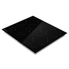 Варочная поверхность HOMSair HVС64SMDBK, электрическая, 6600 Вт, 4 конфорки, сенсор, чёрная 10745423